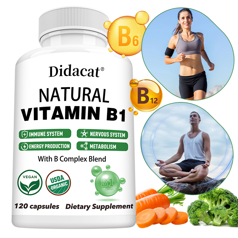 Magnesium Glycinate Capsule - Vitamin B Complex Capsules with B1,