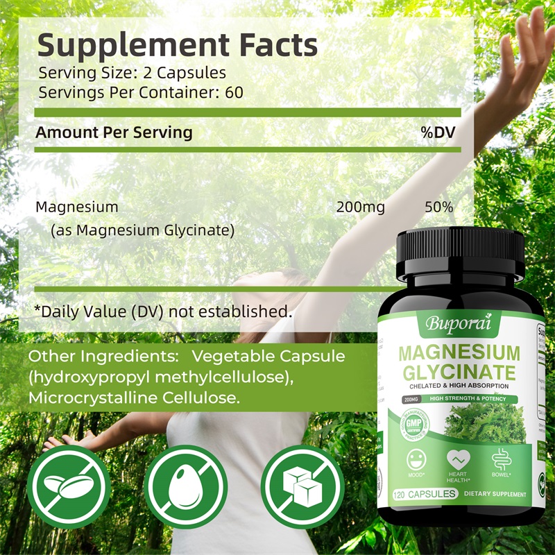 Magnesium Glycinate - Helps wi - огляд і ціна Magnesium Glycinate Capsule