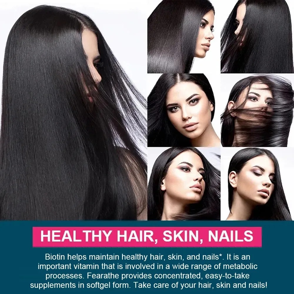 Biotin, Collagen, Hyaluronic A - огляд і ціна Biotin Hair Growth