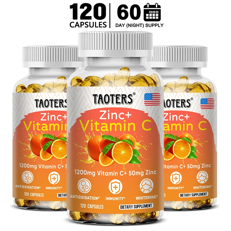 Taoters Vitamin C + Zinc Suppl - огляд і ціна Zinc Supplement 50Mg