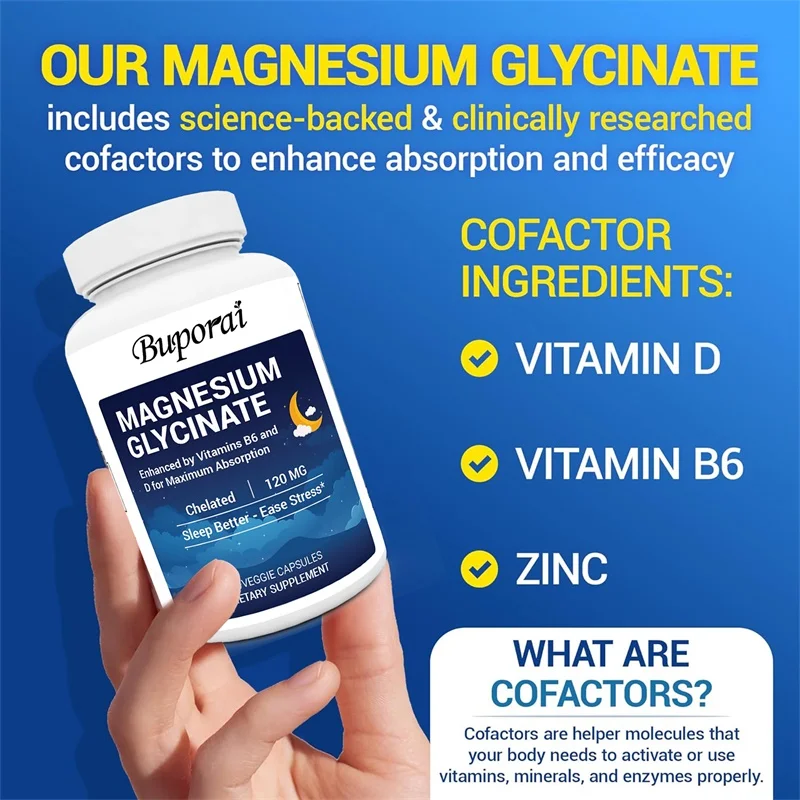 Magnesium Glycinate 120mg Caps - огляд і ціна Magnesium Glycinate Capsule