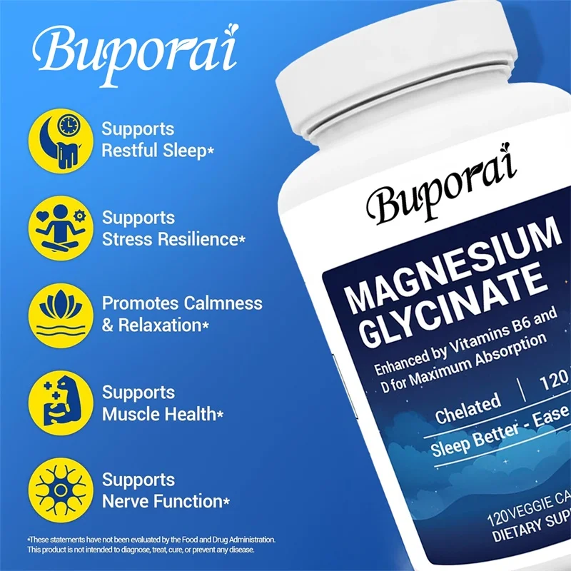 Magnesium Glycinate 120mg Caps - огляд і ціна Magnesium Glycinate Capsule