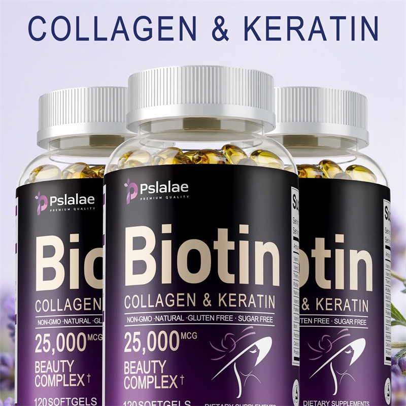 Biotin +Collagen +Keratin Caps - огляд і ціна Biotin Hair Growth