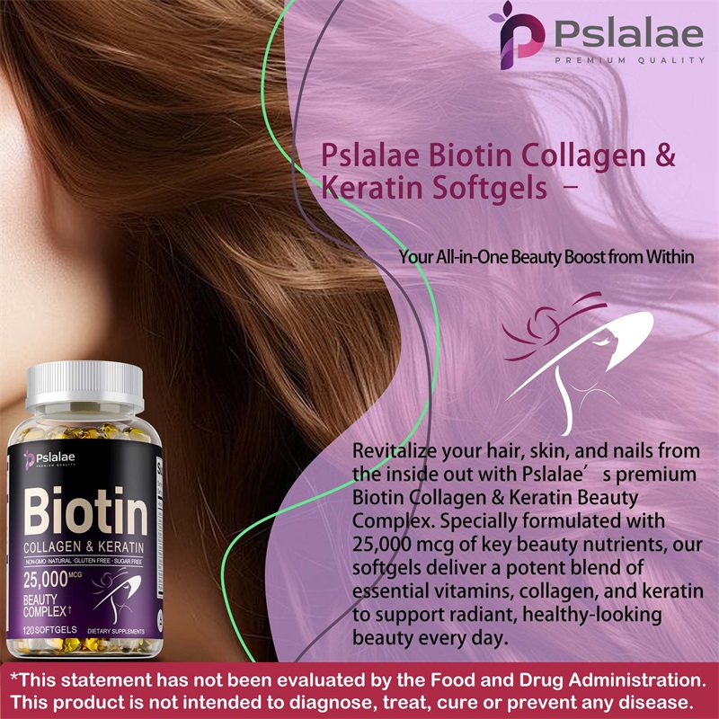 Biotin +Collagen +Keratin Caps - огляд і ціна Biotin Hair Growth