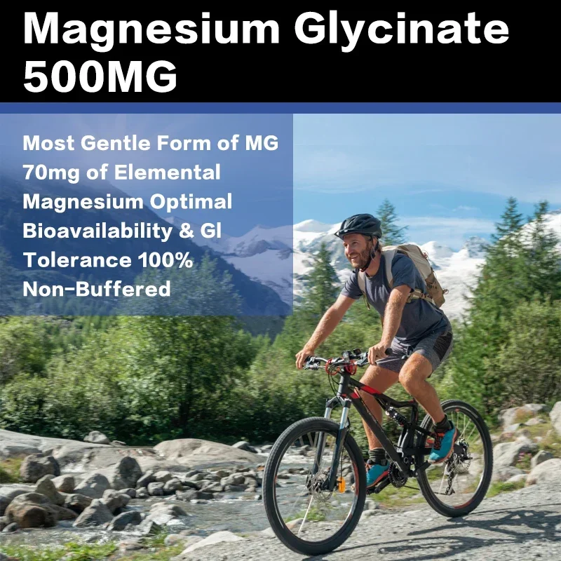 Magnesium Glycinate 500mg - Hi - огляд і ціна Magnesium Glycinate Capsule