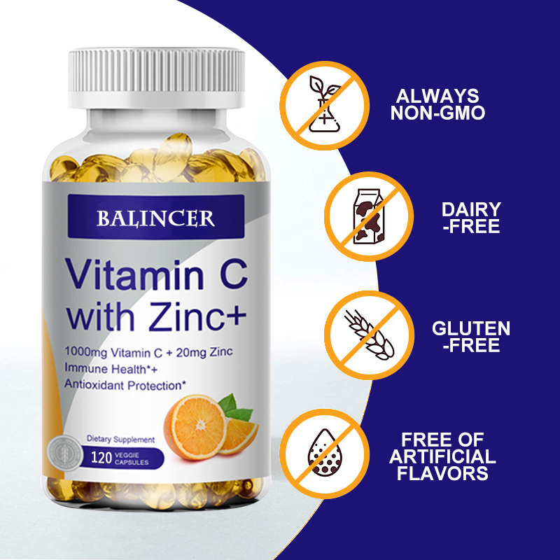 Vitamin C with Zinc, Bioavaila - огляд і ціна Zinc Supplement 50Mg