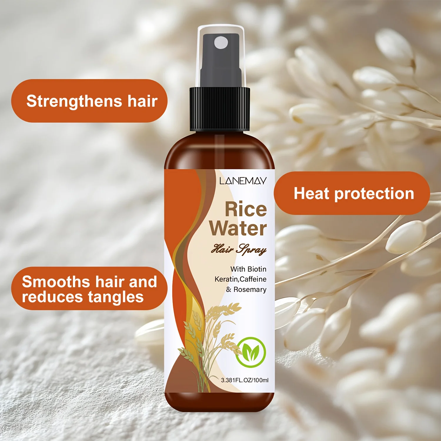 Rice Water Hair Spray - with B - огляд і ціна Biotin Hair Growth
