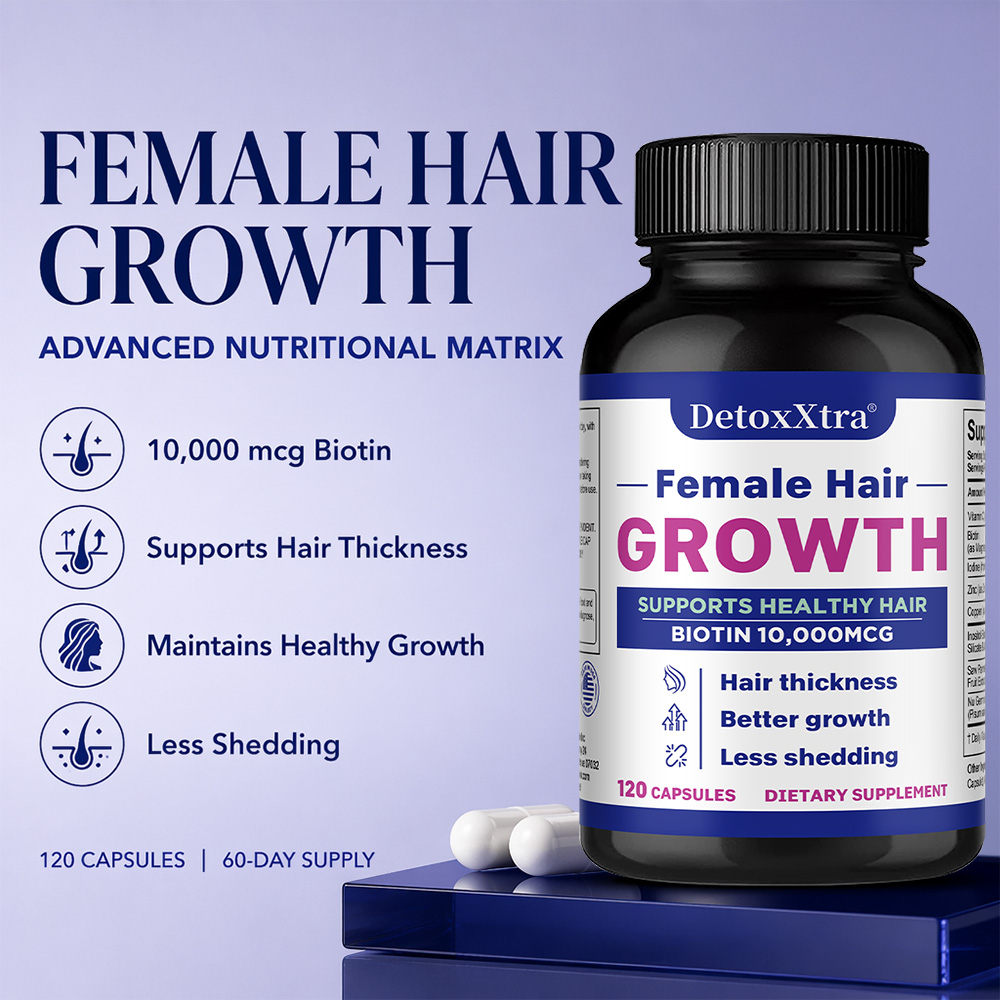 Hair Growth Capsules with Biot - огляд і ціна Biotin Hair Growth