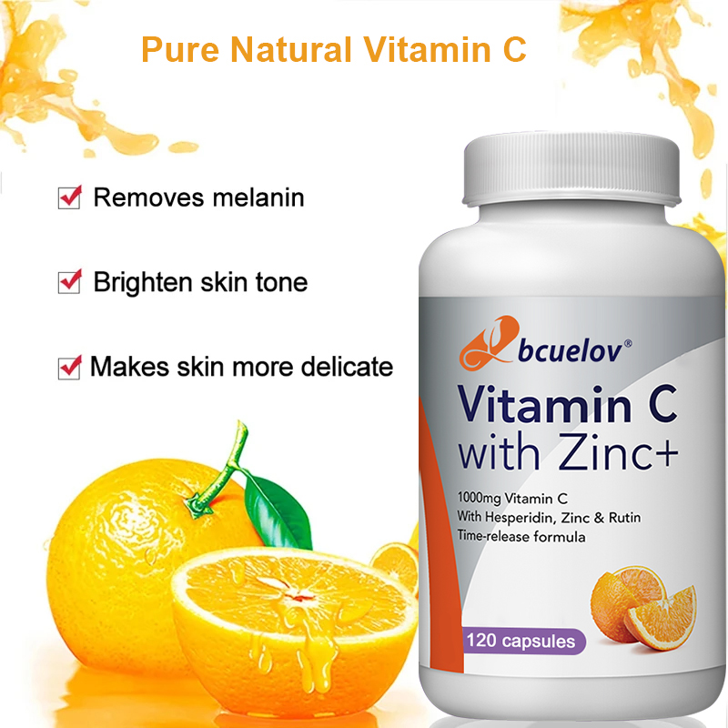 Organic Vitamin C + Zinc Capsu - огляд і ціна Zinc Supplement 50Mg