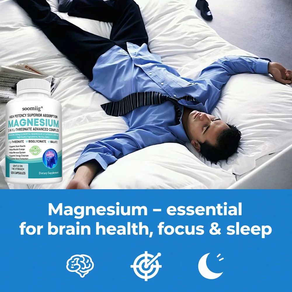 3-in-1 - Magnesium L-Threonate - огляд і ціна Magnesium Glycinate Capsule