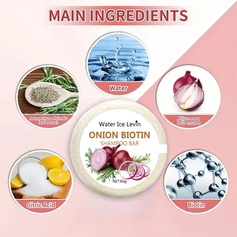 Onion & Biotin Shampoo Bar - 6 - огляд і ціна Biotin Hair Growth