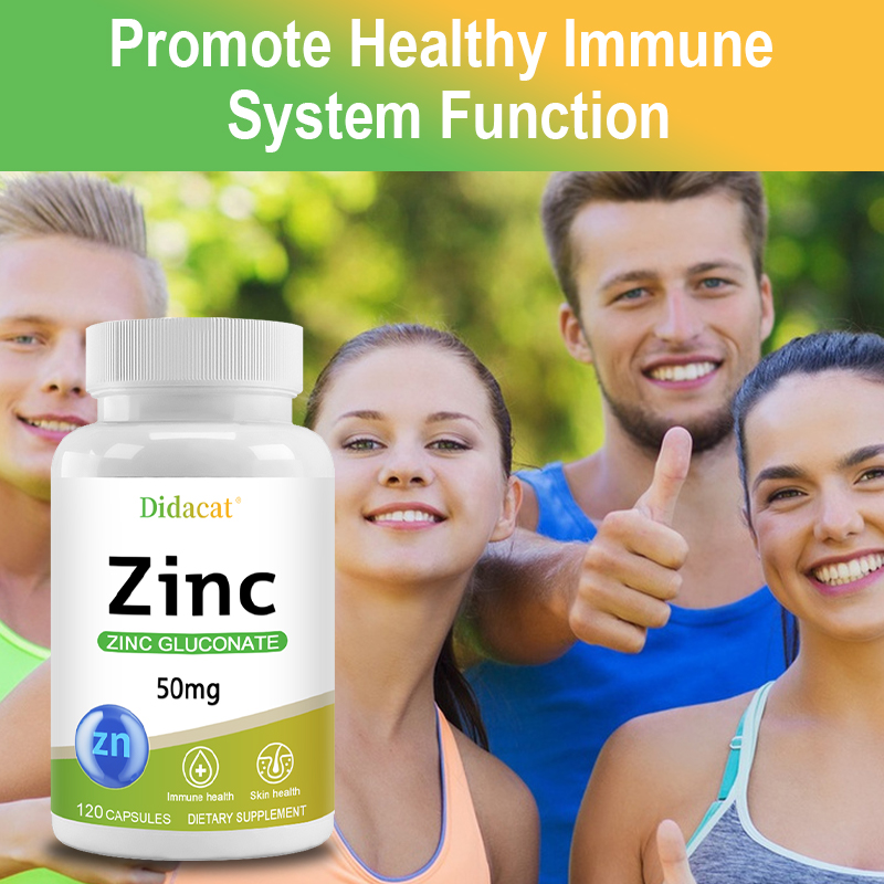 Zinc Gluconate Capsules 50MG,  - огляд і ціна Zinc Supplement 50Mg