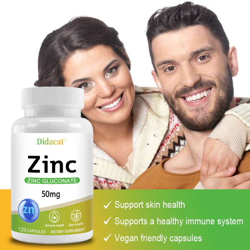Zinc Gluconate Capsules 50MG,  - огляд і ціна Zinc Supplement 50Mg