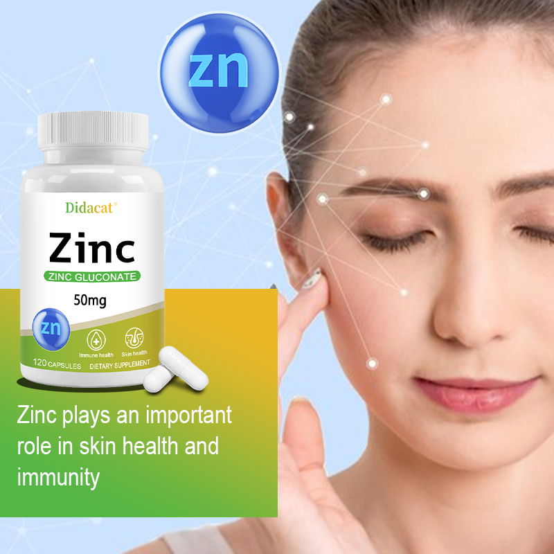 Zinc Gluconate Capsules 50MG,  - огляд і ціна Zinc Supplement 50Mg