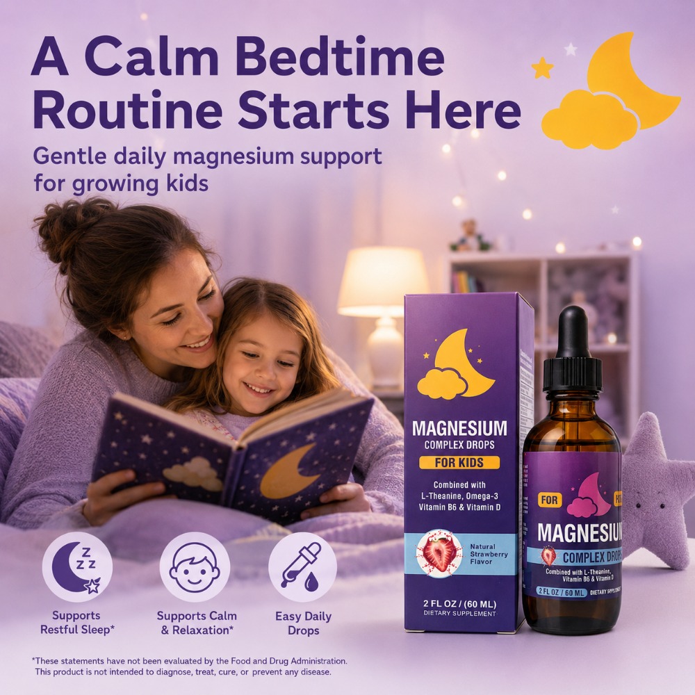 Kids Magnesium Complex Drops w - огляд і ціна Magnesium Glycinate Capsule