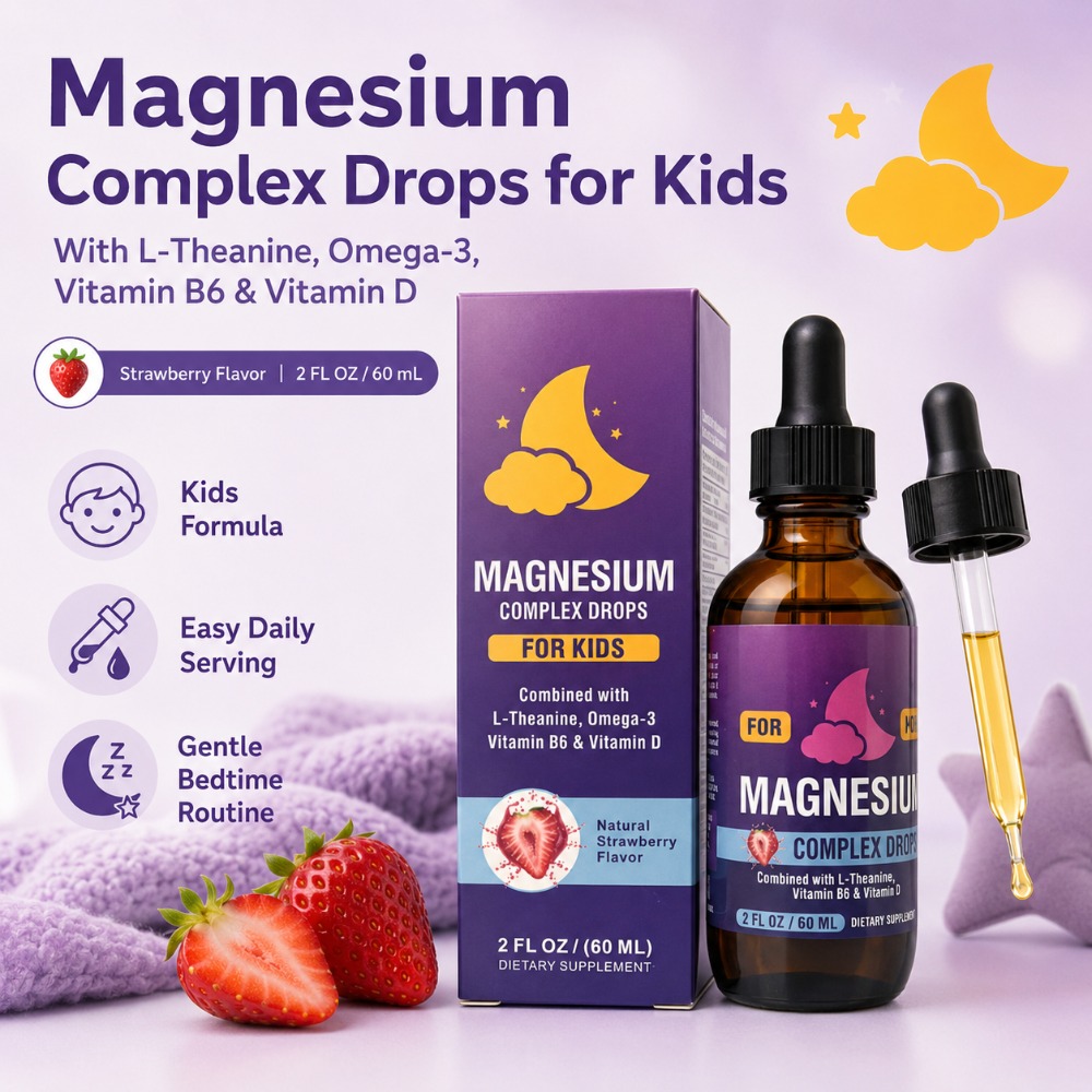 Kids Magnesium Complex Drops w - огляд і ціна Magnesium Glycinate Capsule