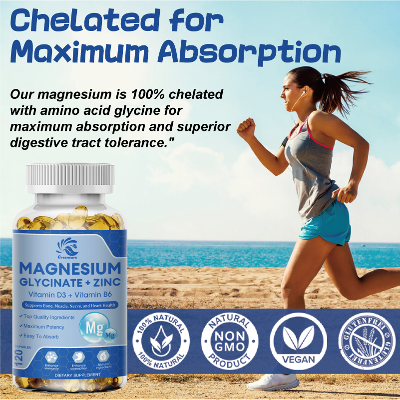 Magnesium Glycinate & Zinc 500 - огляд і ціна Magnesium Glycinate Capsule
