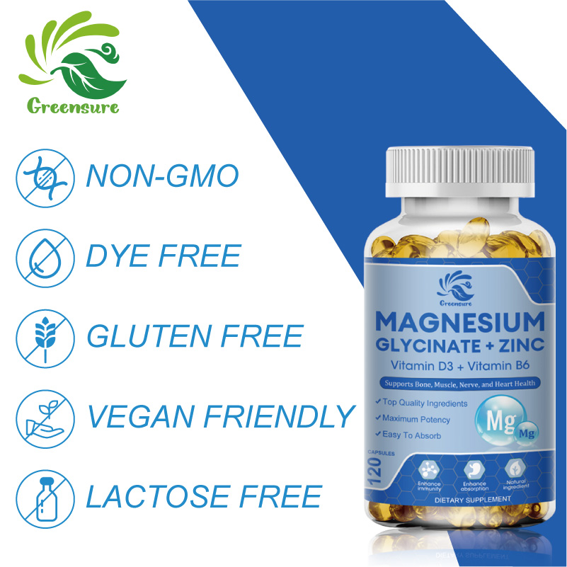 Magnesium Glycinate & Zinc 500 - огляд і ціна Magnesium Glycinate Capsule