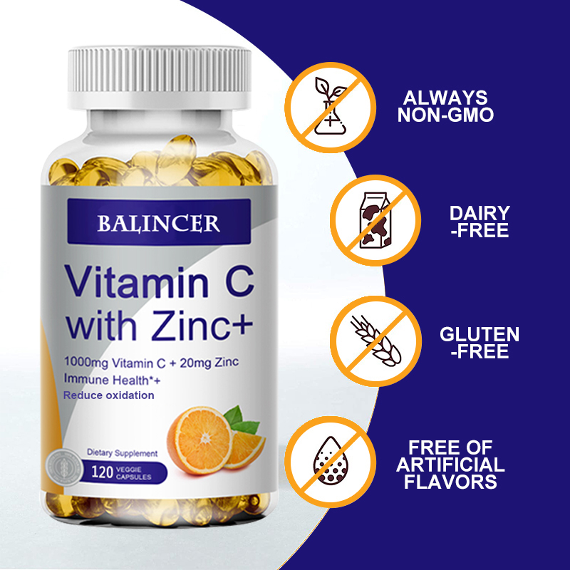 Vitamin C and Zinc - Bioflavon - огляд і ціна Zinc Supplement 50Mg