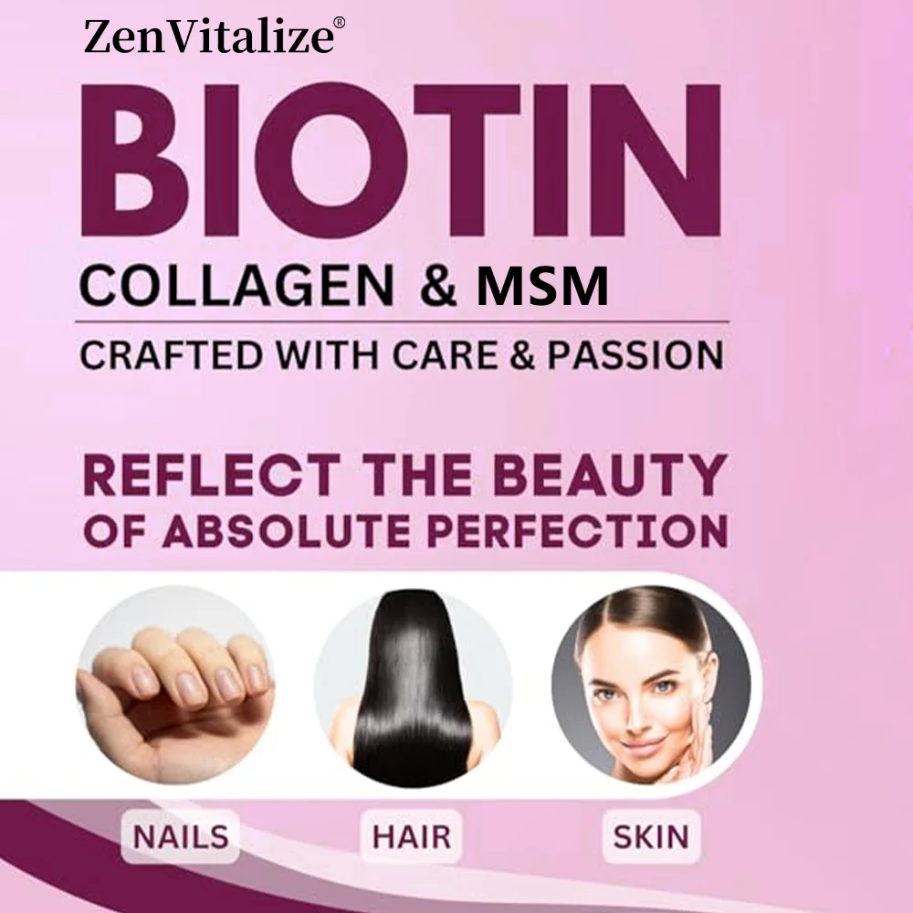 Biotin + Collagen Capsules - P - огляд і ціна Biotin Hair Growth