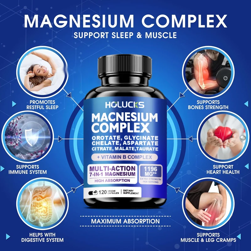 Magnesium Complex 1000mg Suppl - огляд і ціна Magnesium Glycinate Capsule