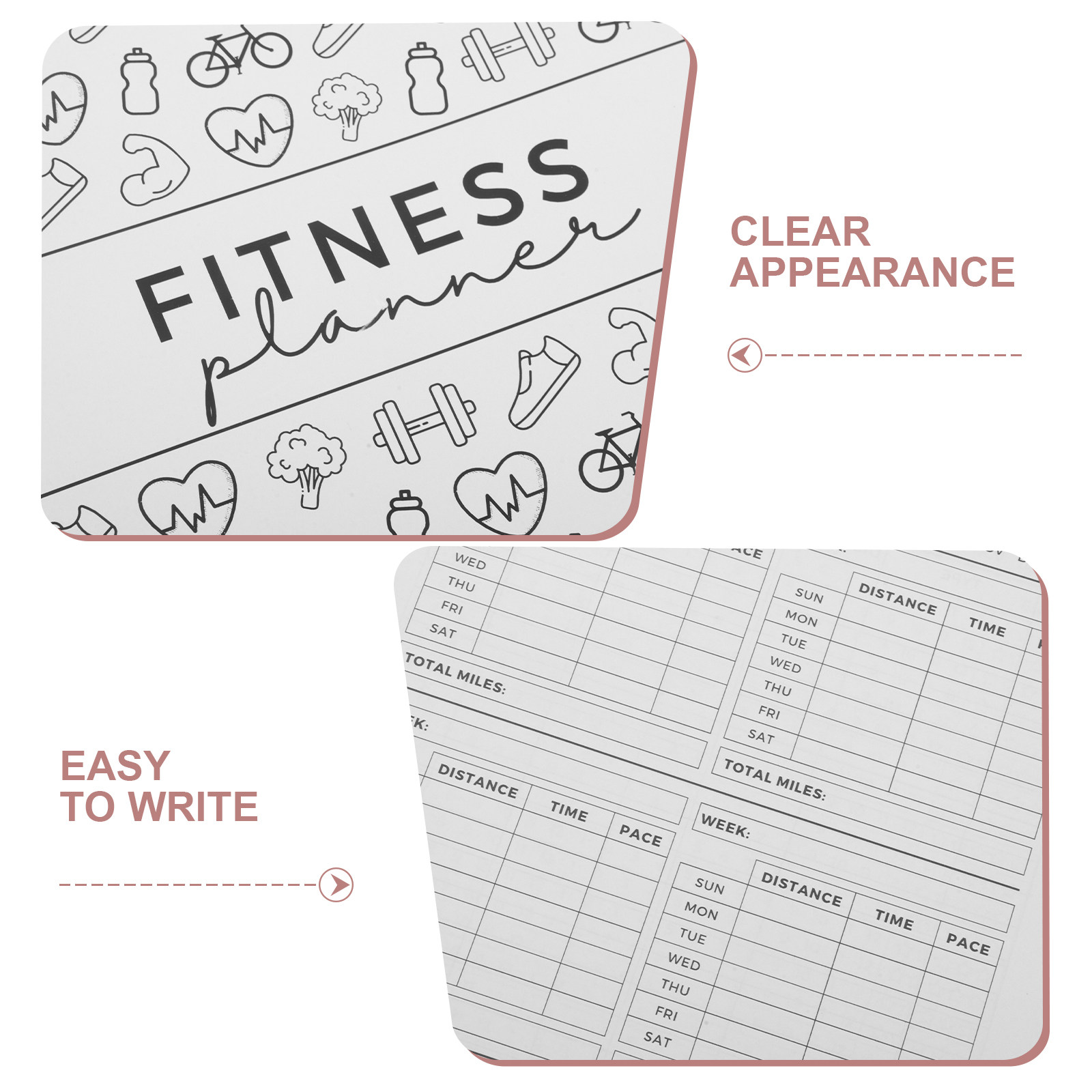 Fitness Planner Fitness Workou - огляд і ціна Nutrition Fitness Books