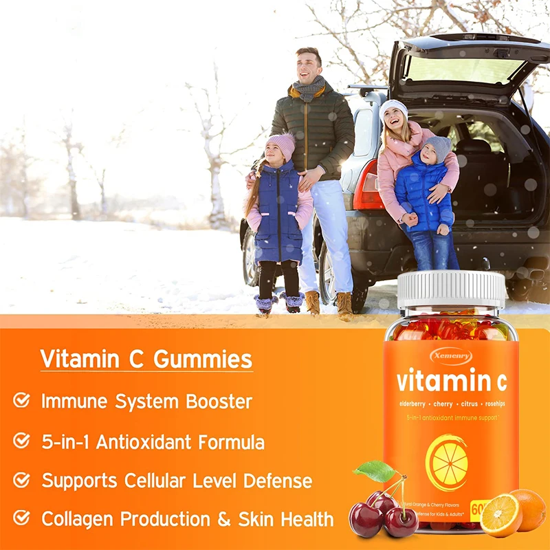 Vitamin C Gummies - For Antiox - огляд і ціна Zinc Supplement 50Mg