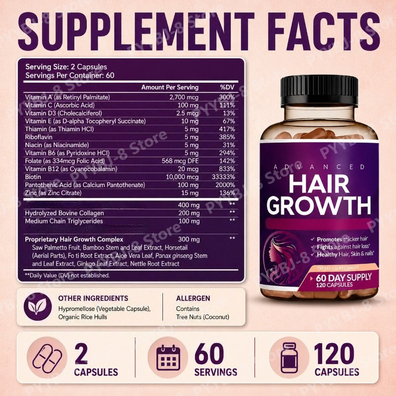 Women’s Hair Vitamins  Capsule - огляд і ціна Biotin Hair Growth