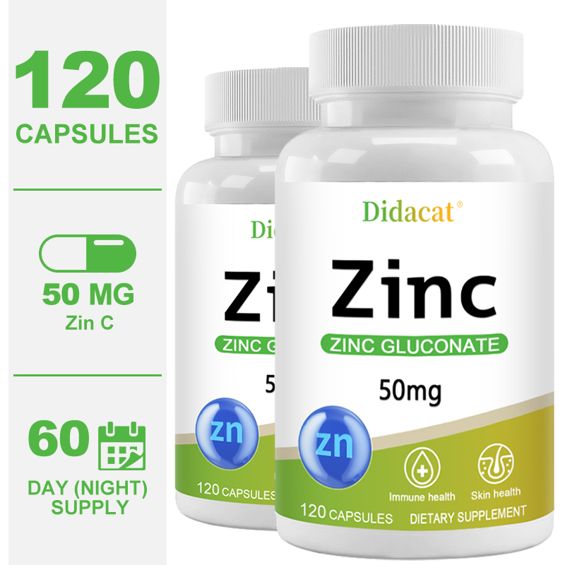 Zinc 50 Mg - with Zinc Glucona - огляд і ціна Zinc Supplement 50Mg