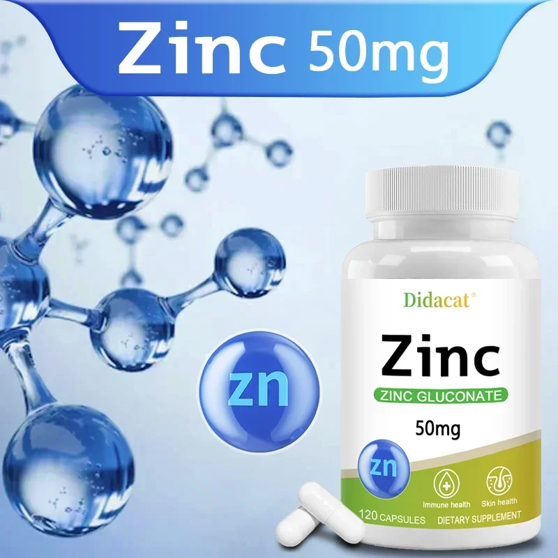Zinc 50 Mg - with Zinc Glucona - огляд і ціна Zinc Supplement 50Mg